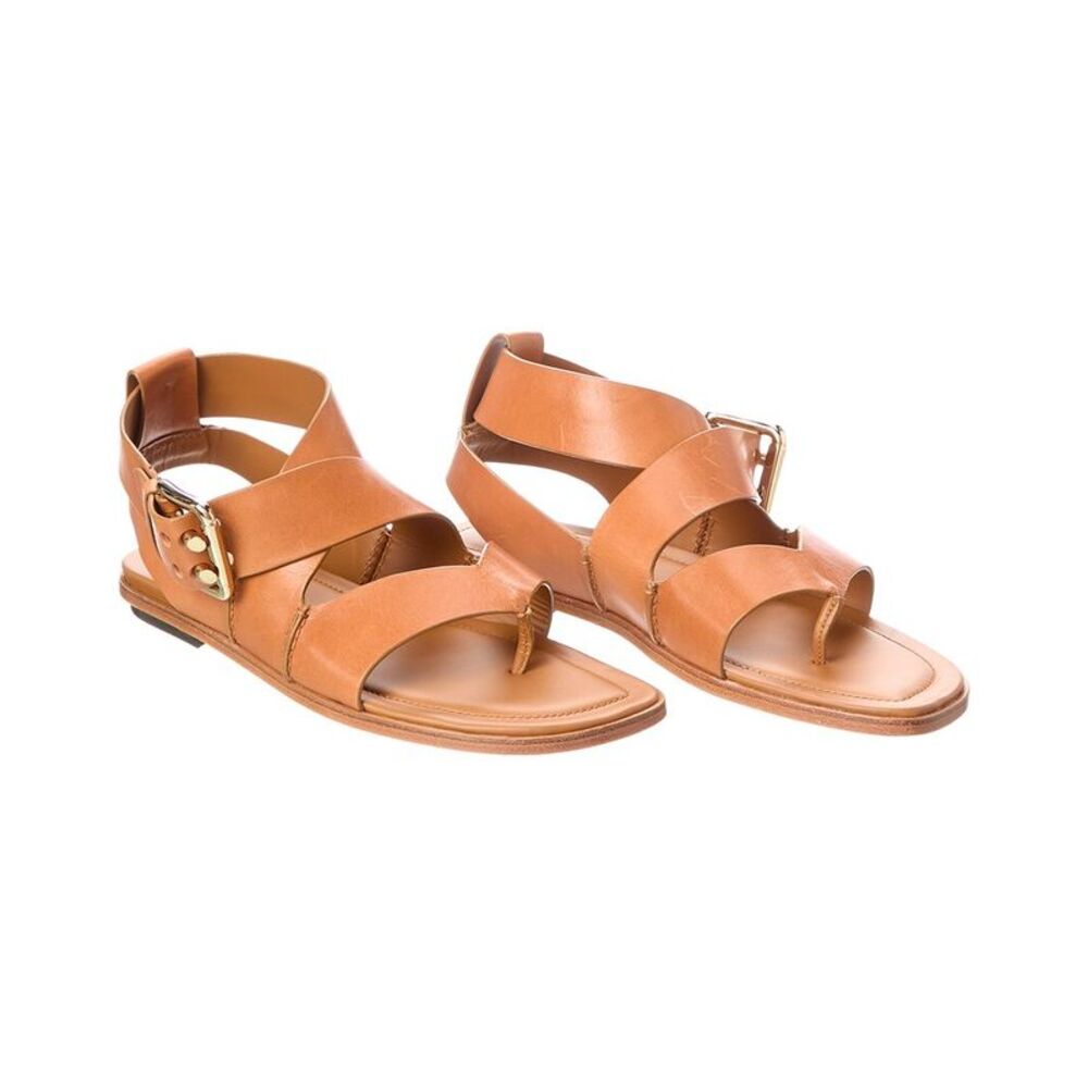 Tods Crisscross Leather Sandal (Authentic Pre-Loved)